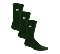 Heat Holders Lite - 3 Paar Multipack Herren isolierte thermische Socken für den Winter | dünne & warme Socken für Kleid Socken - Grün EU 39 - 45