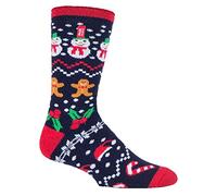 HEAT HOLDERS Lite - Herren und Damen Warm Thermo Weihnachtssocken für Winter (39-45 EU, Festive Fun)