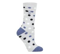 HEAT HOLDERS Lite - Damen Dünn Bunt Muster Motiv Thermosocken für Geschenk | Socken für Winter (37-40, Hellgrau/Denim (Malaga))