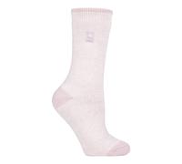 Heat Holders Lite - Womens isoliert thermische Socken | Mehrere Designs einschließlich Argyle Streifen Herzen Sterne | Warme Socken für den Winter - Dusted Pink (Venedig) EU 37 - 42