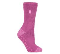 HEAT HOLDERS - Rutschfeste Damen-Thermo-Slipper-Socken mit Griffen 4-6,5