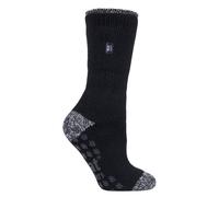 HEAT HOLDERS - Rutschfeste Damen-Thermo-Slipper-Socken mit Griffen 4-6,5