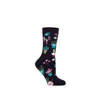 HEAT HOLDERS SOCKSHOP Damen 1.6 TOG Lite Hobby Socken Packung 1 Grüne Finger Marine 37-42