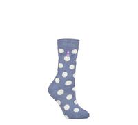 HEAT HOLDERS SOCKSHOP Damen 2.3 TOG Gemustert Thermische Socken Packung 1 Deutlich Stelle Denim 37-42