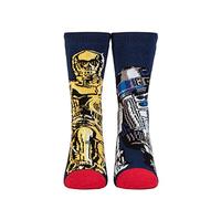 HEAT HOLDERS SOCKSHOP Herren 1.6 TOG Lite Star Wars R2D2 und C3P0 Thermische Socken Packung 1 Marine 39-45
