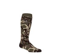 HEAT HOLDERS SOCKSHOP Herren Original Gemusterte Lange Socken - 1 Paar 2,3 TOG Thermo Isoliert, Weich Gefüttert, Warm Dick für Kaltes Wetter, Größe 39-45 EU Militärtarnung