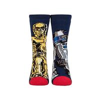 HEAT HOLDERS SOCKSHOP Kinder 1.6 TOG Lite Star Wars R2D2 & C3P0 Thermische Socken Packung 1 Marine 26-30