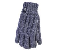 Heat Holders - Womens Cable Knit 2.3 tog Handschuhe für den Winter XS/S