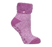 HEAT HOLDERS - Womens Thermal Slipper Bettsocken mit rutschfesten Griffen 4-6,5
