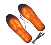 Heated Winter Insoles - Thermal Lightweight Foot Warmer | USB Boot Insoles with 1.5m Cable for Cold Weather Hunting Camping Skiing Outdoor Work Hiking Men Women