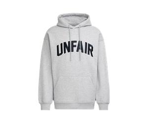 Heather Grey XXL Unfair Athletics Curved 3D Embroidery Hoodie