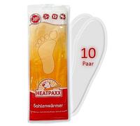 HeatPaxx Sohlenwärmer | Extra warme Einlegesohlen | Hauchdünne Fußwärmer für Schuhe | Mindestens 5 Stunden Wärme - 10 Paar