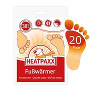 HeatPaxx Zehenwärmer 20 Paar - Selbstklebende Fußwärmer für Schuhe - 8 Std. Extra Warme Füße - Dünne Wärmepads Luftaktiviert - Ideal als Skischuhheizung, für Jagd & Winter Alltag