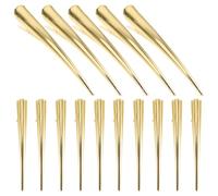 HEATSHAKING Große Metall Haarspangen Alligator Clip mit Zähnen 15 Stück Haarstyling Zubehör für Damen und Teenager Bunte Haarclips für Glattes und Lockiges Haar