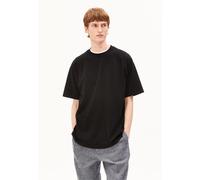 HEAVY BAUMWOLL-T-SHIRT LOGO | recycelter Baumwoll Mix - schwarz (XL)