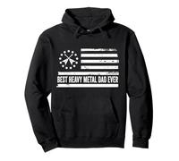 Heavy Metal Rock Music Musiker Band US Amerikanische Flagge Retro Pullover Hoodie