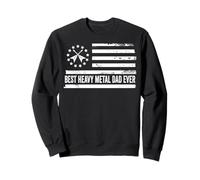 Heavy Metal Rock Music Musiker Band US Amerikanische Flagge Retro Sweatshirt
