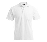 E4100 Promodoro Herren Schweres Polo Brusttasche Kurzarm White 3XL