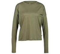 Heber Peak - Women's MerinoCool165 EvergreenHe. L/S - Merinoshirt, Gr. XS, oliv (LuckyGreen)