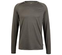 Heber Peak - MerinoCool165 EvergreenHe. L/S - Merinoshirt, Gr. XL, grau (OliveNights)