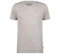 Heber Peak - MerinoMix150 PineconeHe. Logo T-Shirt - Merinoshirt, Gr. 5XL, grau (AshGrey/Melange)