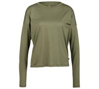 Heber Peak - Women's MerinoCool165 EvergreenHe. L/S - Merinoshirt, Gr. L, oliv (LuckyGreen)