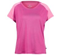 Heber Peak - Women's MerinoCool165 EvergreenHe. T-Shirt - Merinoshirt, Gr. 3XL, rosa (DeepPink/BrightPink)
