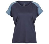 Heber Peak - Women's MerinoCool165 EvergreenHe. T-Shirt - Merinoshirt, Gr. S, blau (DarkNightBlue/SmokeNavy)