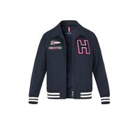 HECHTER PARIS Blouson Herren Umlegekragen Baumwolle blau, 52 (L)