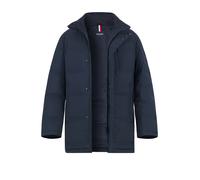 HECHTER PARIS Daunenparka Herren Stehkragen Mikrofaser blau, 56 (XXL)