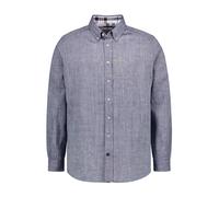 HECHTER PARIS Hemd Herren Regular Fit Langarm blau, M