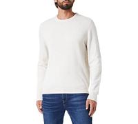 HECHTER PARIS Herren Knit Crewneck Rundhals Pullover, beige, S