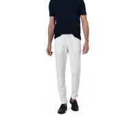 HECHTER PARIS Hose Herren Regular Fit Baumwolle weiß, 38/32