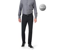 HECHTER PARIS Hose Herren Regular Fit Jersey schwarz, 35/32