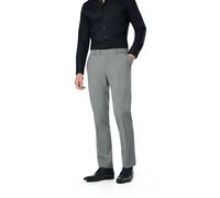 HECHTER PARIS Hose Herren Regular Fit Schurwoll-Stretch grau, 52