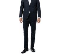 HECHTER PARIS Hose Herren Regular Fit Schurwolle blau, 52