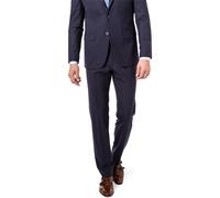 HECHTER PARIS Hose Herren Schurwoll-Stretch blau, 56