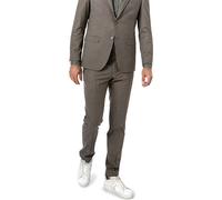 HECHTER PARIS Hose Herren Schurwoll-Stretch braun, 50