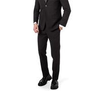 HECHTER PARIS Chino mit Bundfalten in Black, Größe 54