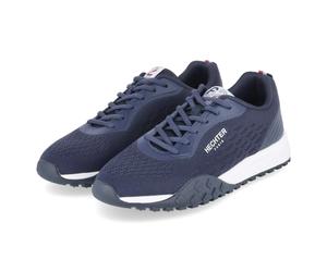 Hechter Paris Low Sneaker FRANCOIS - Gr. 45 - Blau - Textil & Synthetik