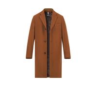 HECHTER PARIS Mantel Herren Reverskragen Wolle braun, 54 (XL)