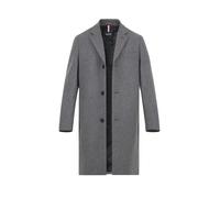 HECHTER PARIS Mantel Herren Reverskragen Wolle grau, 54 (XL)