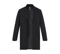 HECHTER PARIS Mantel Herren Reverskragen Wolle schwarz, 58 (3XL)