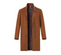 HECHTER PARIS Mantel Herren Stehkragen Wolle braun, 52 (L)