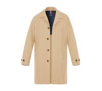 HECHTER PARIS Mantel Herren Umlegekragen Mikrofaser beige, 54 (XL)