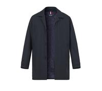 HECHTER PARIS Mantel Herren Umlegekragen Mikrofaser blau, 58 (3XL)