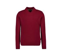 HECHTER PARIS Pullover Herren Regular Fit Schurwolle rot, XL