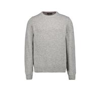 HECHTER PARIS Pullover Herren Slim Fit Rundhals Wolle grau, 3XL