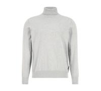 HECHTER PARIS Rollkragenpullover Herren Regular Fit Baumwolle grau, M