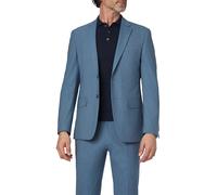 HECHTER PARIS Sakko Herren Regular Fit Schurwoll-Stretch blau, 52
